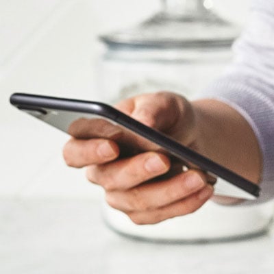 online shopping with phone