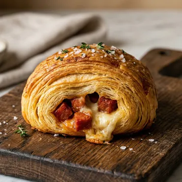 Chorizo and Manchego Croissant