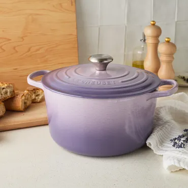 Le Creuset Provence enameled cast iron cookware Dutch Oven with lid