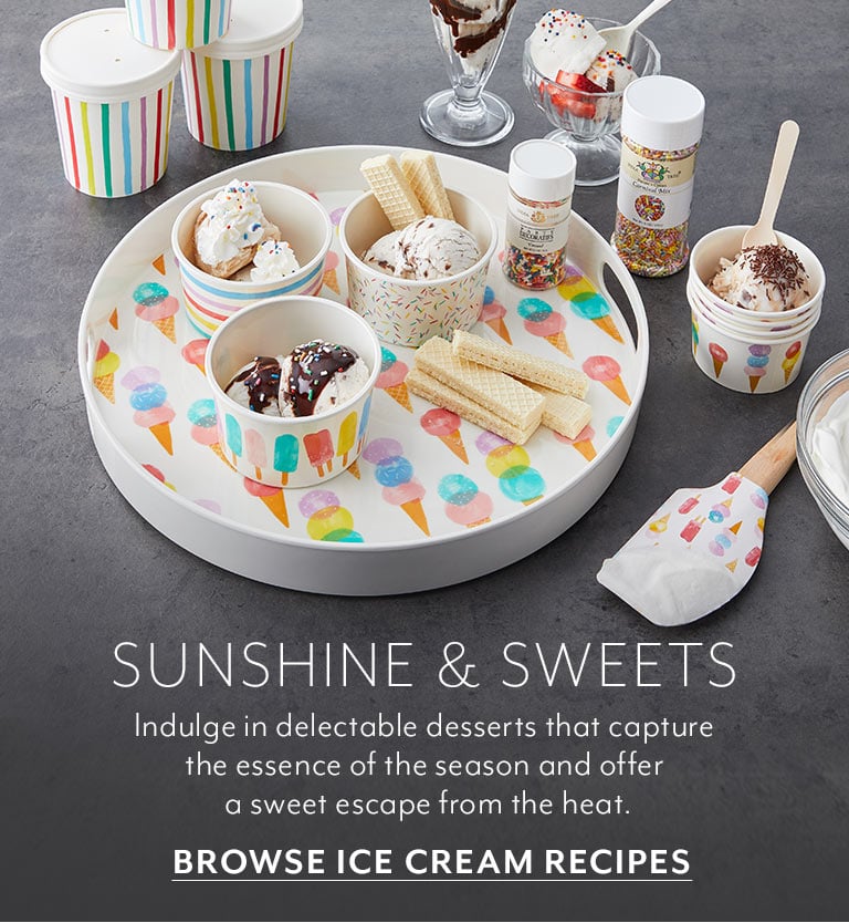 Ice cream in cups. Browse ice cream recipes.